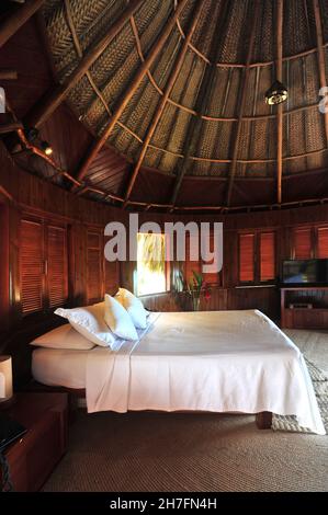COLOMBIA. PARCO NAZIONALE DI TAYRONA. TAYRONA LODGE Foto Stock