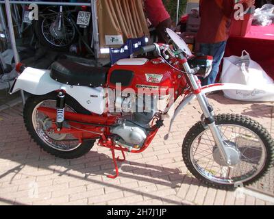 Italian Classic Bike: Moto Morini Corsaro 125 Regolarità 1970 Foto Stock