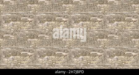 Legno spaccato senza giunture. Fence shabby dipinta. Invecchiato Foto Stock