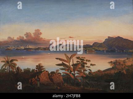 Alessandro Ciccarelli - Vista di Rio de Janeiro (ca.1840) Foto Stock