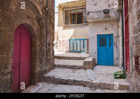 Via della città medio-orientale Foto Stock