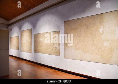 Pinacoteca Nazionale Bologna, affreschi di Mezzaratta Foto Stock