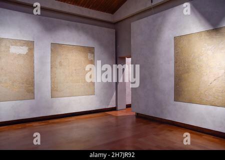 Pinacoteca Nazionale Bologna, affreschi di Mezzaratta Foto Stock