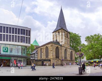 Cattedrale di Essen ad Essen, Renania settentrionale-Vestfalia, Germania Foto Stock