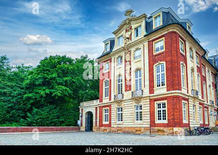 Castello di Munster a Munster, Renania settentrionale-Vestfalia, Germania Foto Stock