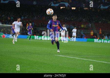 Barcellona, Spagna. 23rd Nov, 2021. champions League Soccer Match FC Barcellona vs Benfica allo stadio Camp Nou, Barcellona 23 novembre 2021 in immagini: Yusuf Demir 999/JGS/Cordon Press Credit: CORDON PRESS/Alamy Live News Foto Stock