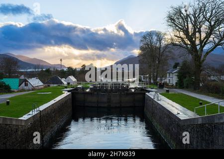 Neptunes scalinata, Fort William Foto Stock