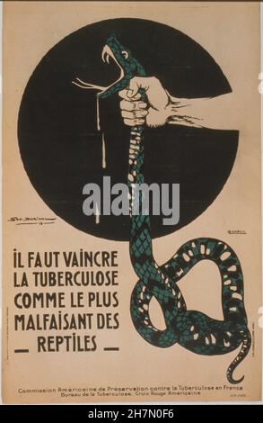 La prima guerra mondiale francese Propaganda - 124 Foto Stock