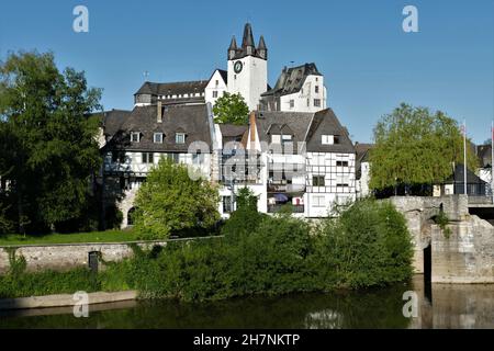 Palazzo / Castello a Diez / Lahn-Valley Foto Stock