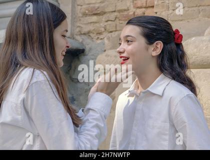 Las niñas anno : 2020 Spagna Direttore : Pilar Palomero Elisa Martínez, Andrea Fandos Foto Stock