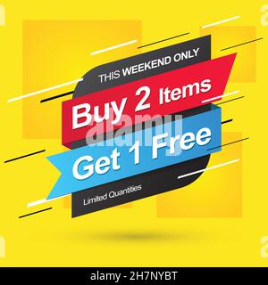 Modello di banner di vendita. Grandi sconti. Risparmia fino a 50. Vettore Illustrazione Vettoriale