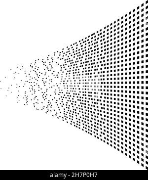 Ordinamento dei dati. Dal caos al sistema. Intelligenza artificiale.Big data.sistema intelligente. Illustrazione Vettoriale