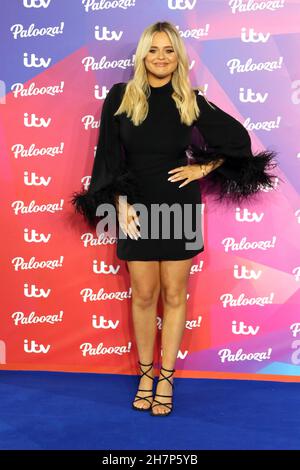 Emily Atack, ITV Palooza, Royal Festival Hall, Londra, Regno Unito, 23 novembre 2021, foto di Richard Goldschmidt Foto Stock
