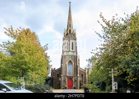 La Chiesa di San Michele in Sud Grove, Highgate, Londra UK, progettato da Lewis Vulliamy e costruito da William e Lewis Cubitt nel 1832. Foto Stock