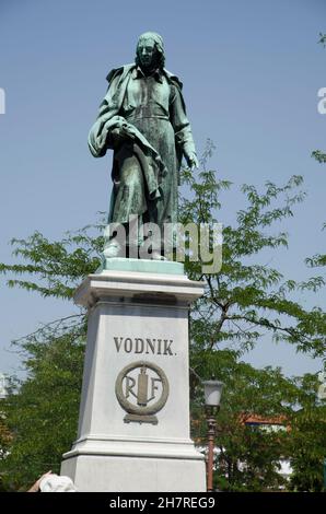 Preseren Monumento Presernov Trg Lubiana Slovenia Foto Stock