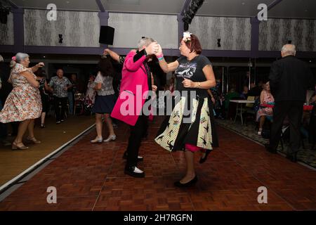 Jiving a non bussare alla roccia Foto Stock