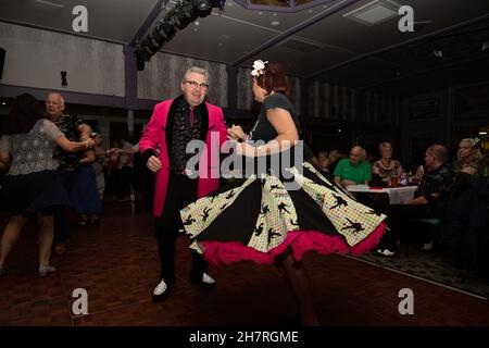 Jiving a non bussare alla roccia Foto Stock