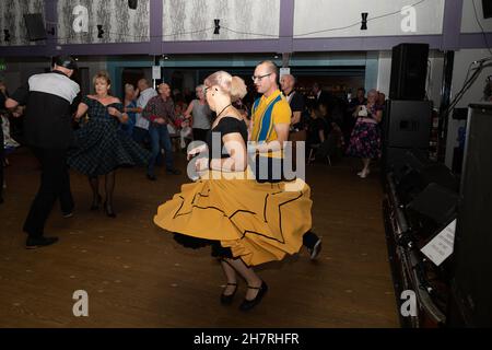 Jiving a non bussare alla roccia Foto Stock
