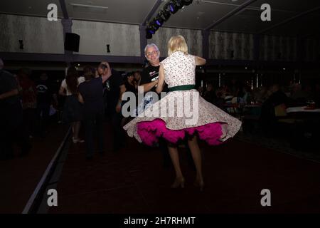 Jiving a non bussare alla roccia Foto Stock