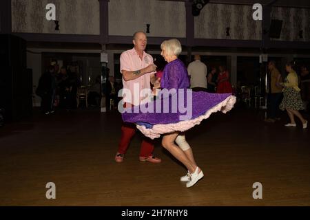 Jiving a non bussare alla roccia Foto Stock