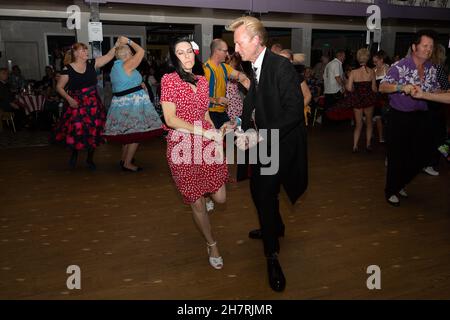 Jiving a non bussare alla roccia Foto Stock