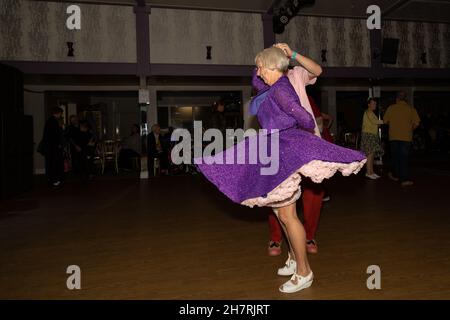Jiving a non bussare alla roccia Foto Stock