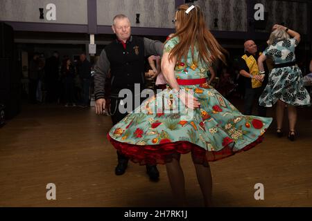 Jiving a non bussare alla roccia Foto Stock