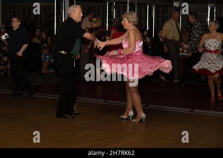Jiving a non bussare alla roccia Foto Stock