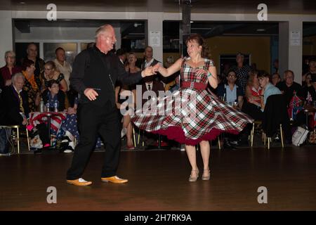 Jiving a non bussare alla roccia Foto Stock