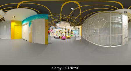 3d resa della scuola materna prescolare Foto Stock