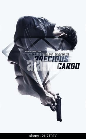 DATA DI USCITA: Aprile 22 2016 TITOLO: Precious Cargo CASA DI PRODUZIONE: Lionsgate REGISTA: Max Adams TRAMA: Un boss criminale cerca di fare con bottino che appartiene ad un altro ladro. PROTAGONISTI: Bruce Willis, Mark-Paul Gosselaar, Claire Forlani poster art. (Credit Image: © Lionsgate/Entertainment Pictures) Foto Stock