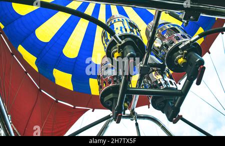 Festa della mongolfiera in Cappadocia, Turchia Foto Stock