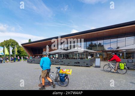 Waren (Müritz): museo Müritzeum, Haus der 1000 visto (casa di 1000 laghi) a Mecklenburgische Seenplatte, Mecklenburg Lake Plateau, Mecklenburg-Vorp Foto Stock