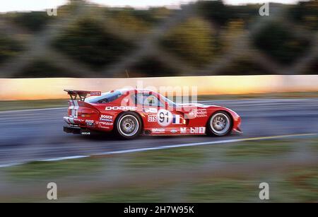 Dodge Viper GTS alla American le Mans Series Race a Road Atlanta Petit le Mans Race Georgia USA 30/9/2000 Foto Stock