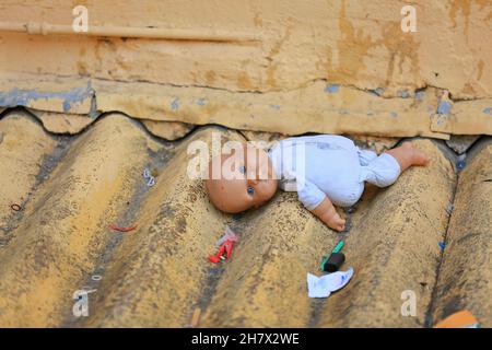 Bambola sul tetto, Grasse, Alpes MartTimes, 06, Region sud Foto Stock