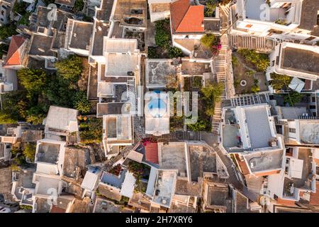 Fyloti villaggio Naxos Cicladi Grecia Foto Stock