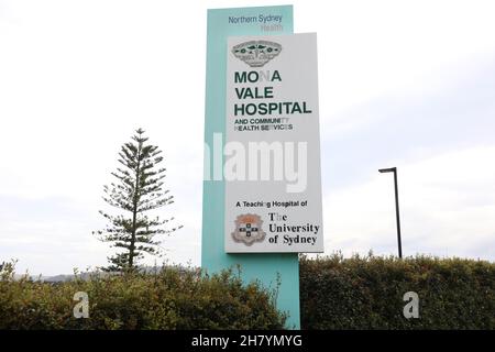 Mona vale Hospital, Sydney, NSW, Australia Foto Stock