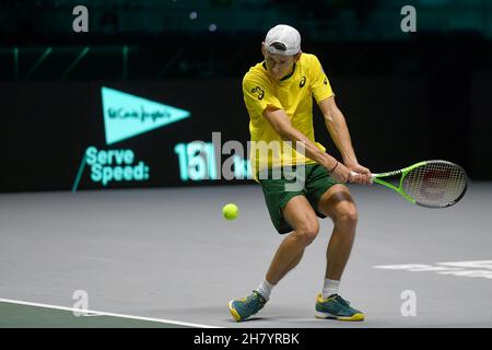 Torino, Italia. 25 Nov 2021. Gruppo D - Croazia vs Australia, Tennis Internationals in Torino, Italy, November 25 2021 Credit: Independent Photo Agency/Alamy Live News Foto Stock