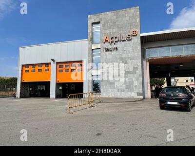 Sabadell, Spagna, 04 16 2021, applus iteuve (ITV) stazione di controllo auto Foto Stock