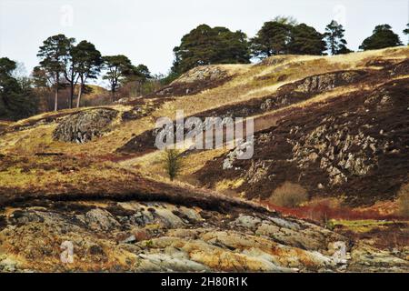 Loch Doon - Scozia Foto Stock