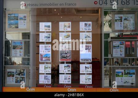 ORPI agente immobiliare, immobiliare, vendita di immobili,Cannes, Alpes-Maritimes,Francia Foto Stock