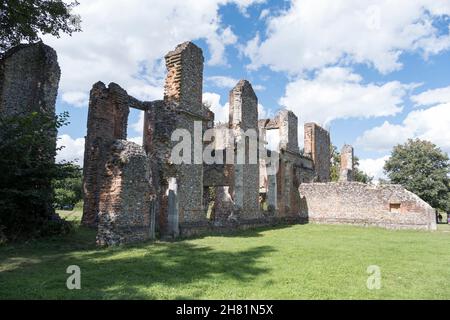 Rovine Lee House, Nunnery Sopwell, St Albans. Foto Stock