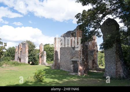 Rovine Lee House, Nunnery Sopwell, St Albans. Foto Stock