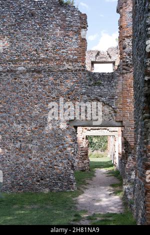 Rovine Lee House, Nunnery Sopwell, St Albans. Foto Stock