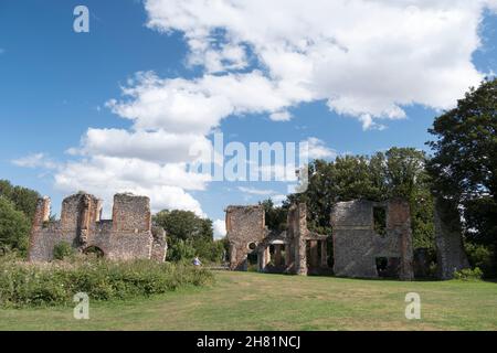 Rovine Lee House, Nunnery Sopwell, St Albans. Foto Stock