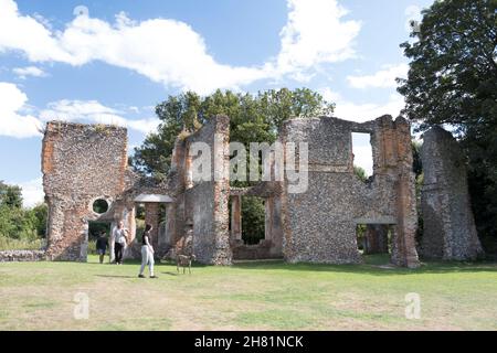 Rovine Lee House, Nunnery Sopwell, St Albans. Foto Stock