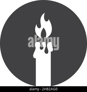 SVG, Vettoriale - Set Candele Nere Icona. Candele Icona Oggetto, Candele  Icona Immagine. Image 49076072