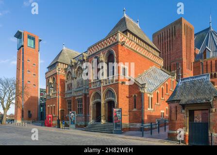 Il teatro Royal Shakespeare Company a Stratford-upon-Avon. Foto Stock