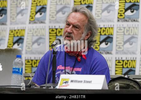 27 novembre 2021: Illustrator William Stout a San Diego Comic-con International Special Edition il 26 novembre 2021 a San Diego, California. (Credit Image: © Marissa carter/ZUMA Press Wire) Foto Stock