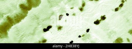 Shibori Texture. Swamp Watercolor spot. Superficie pennello. Carta stropicciata Spring Vintage. Grana sporca. Colorazione acquerello. Disegno a mano dell'inchiostro a molla Foto Stock